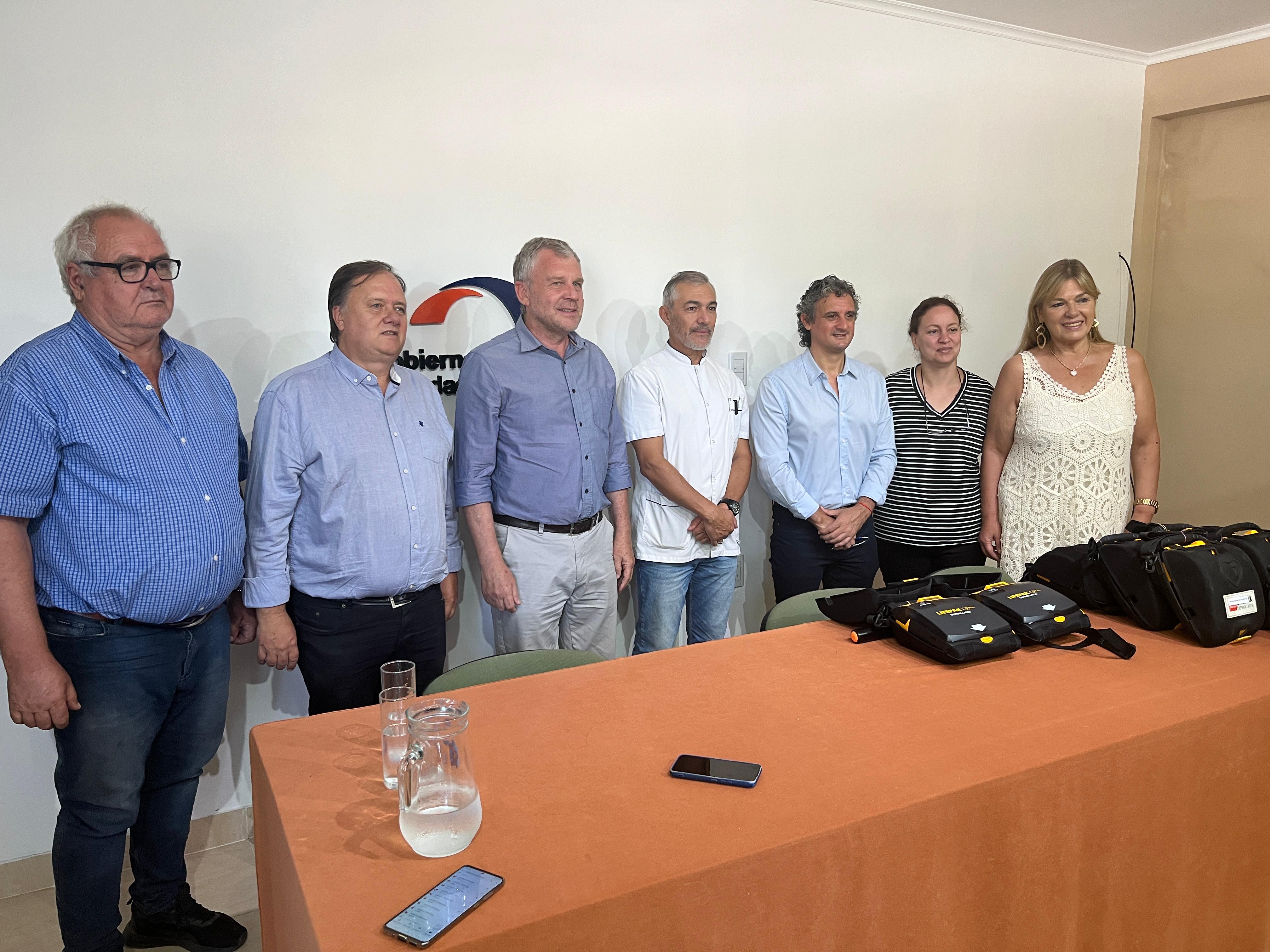 El Hospital Santa Rosa de Chajarí recibió un DEA por parte de la CTM